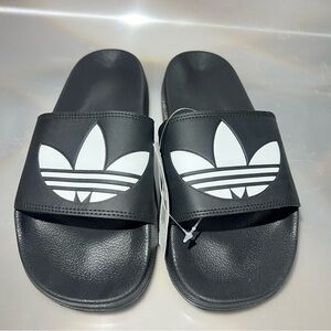 Adidas Adilette Lite Slides Black. Size US 9. New.